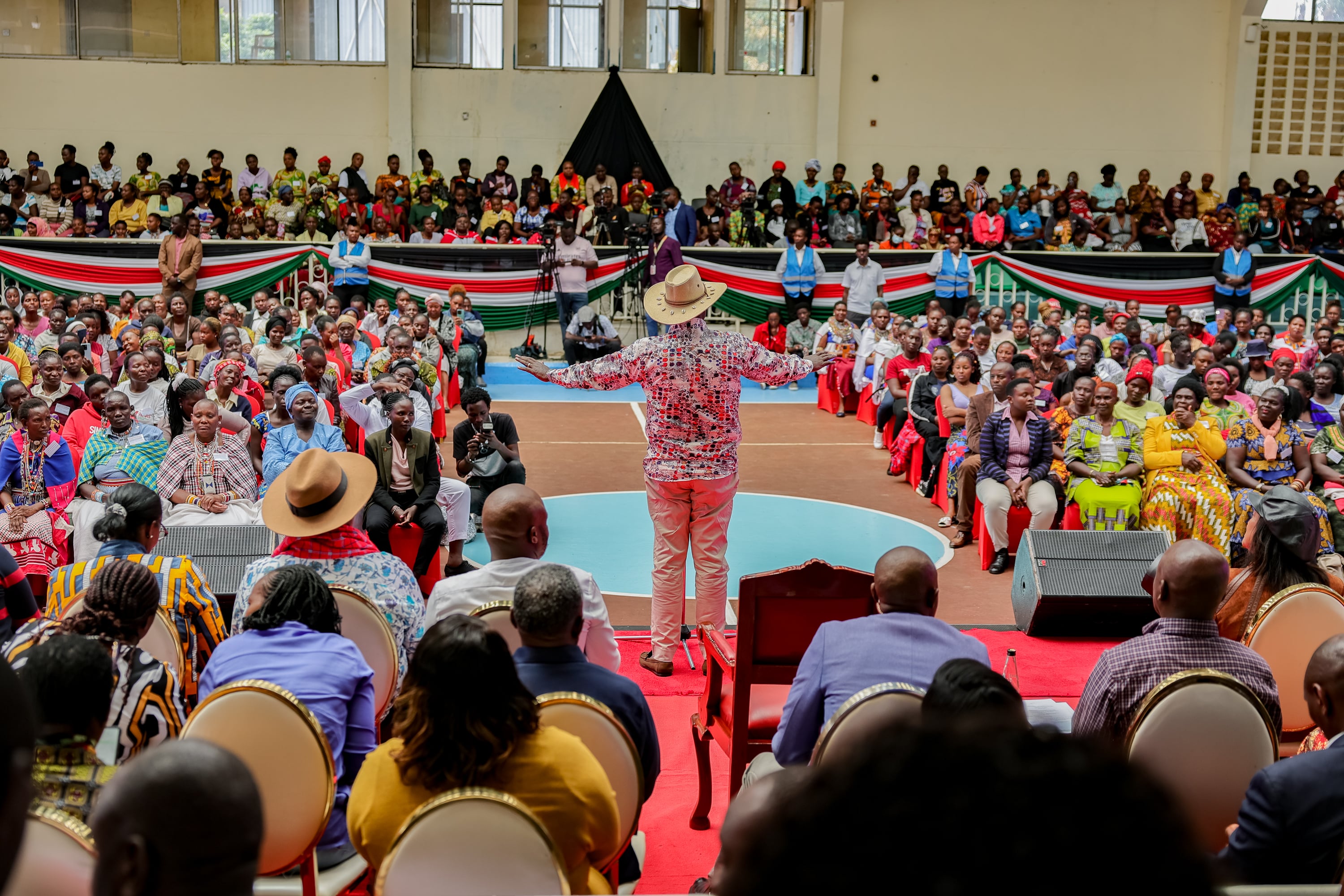 DP Rigathi Gachagua addresses the Women Empowerment and Fundraiser at Nyayo Stadium 