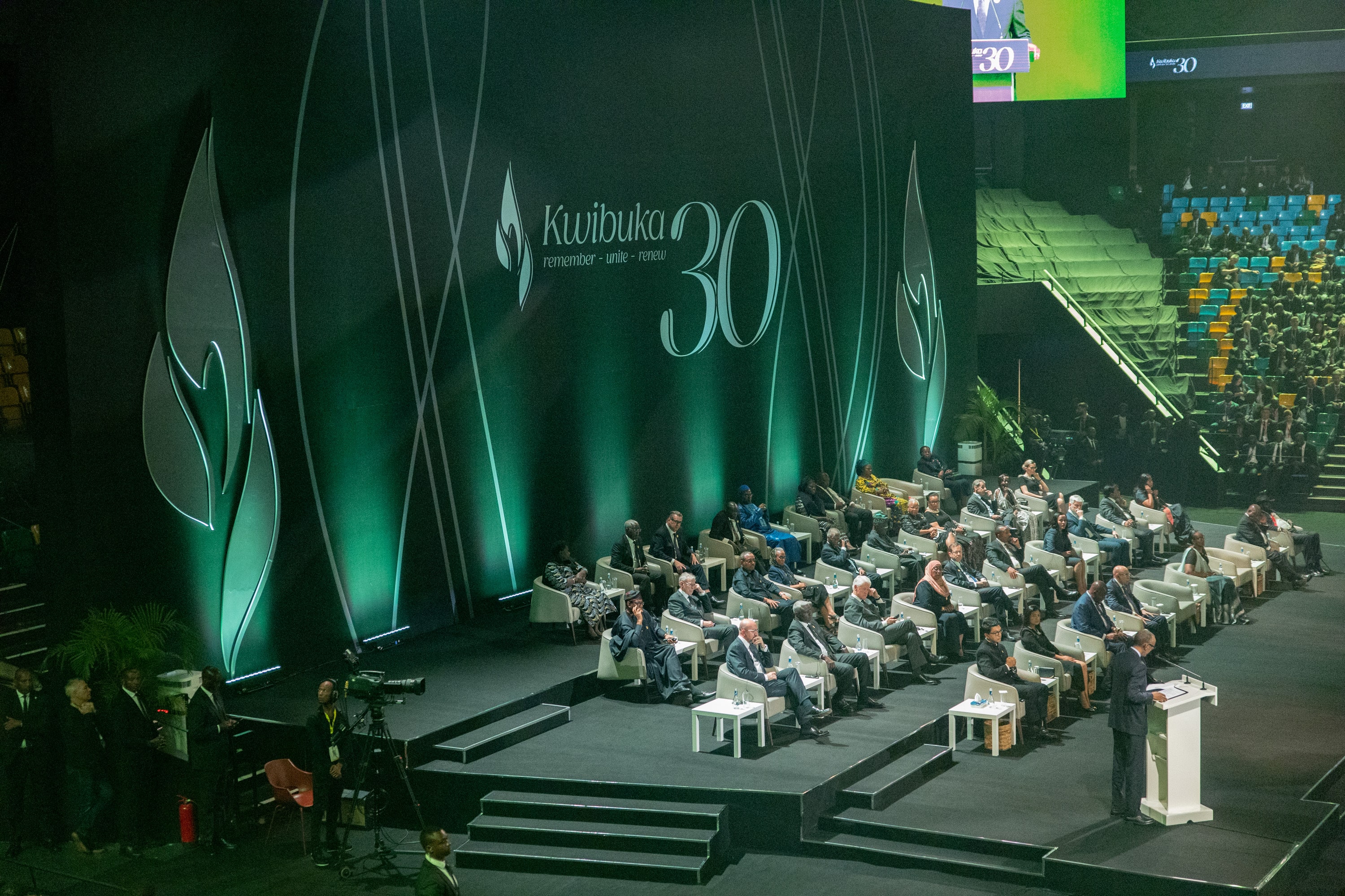 DP Gachagua in Rwanda as President Paul Kagame addresses the Kwibuka 30