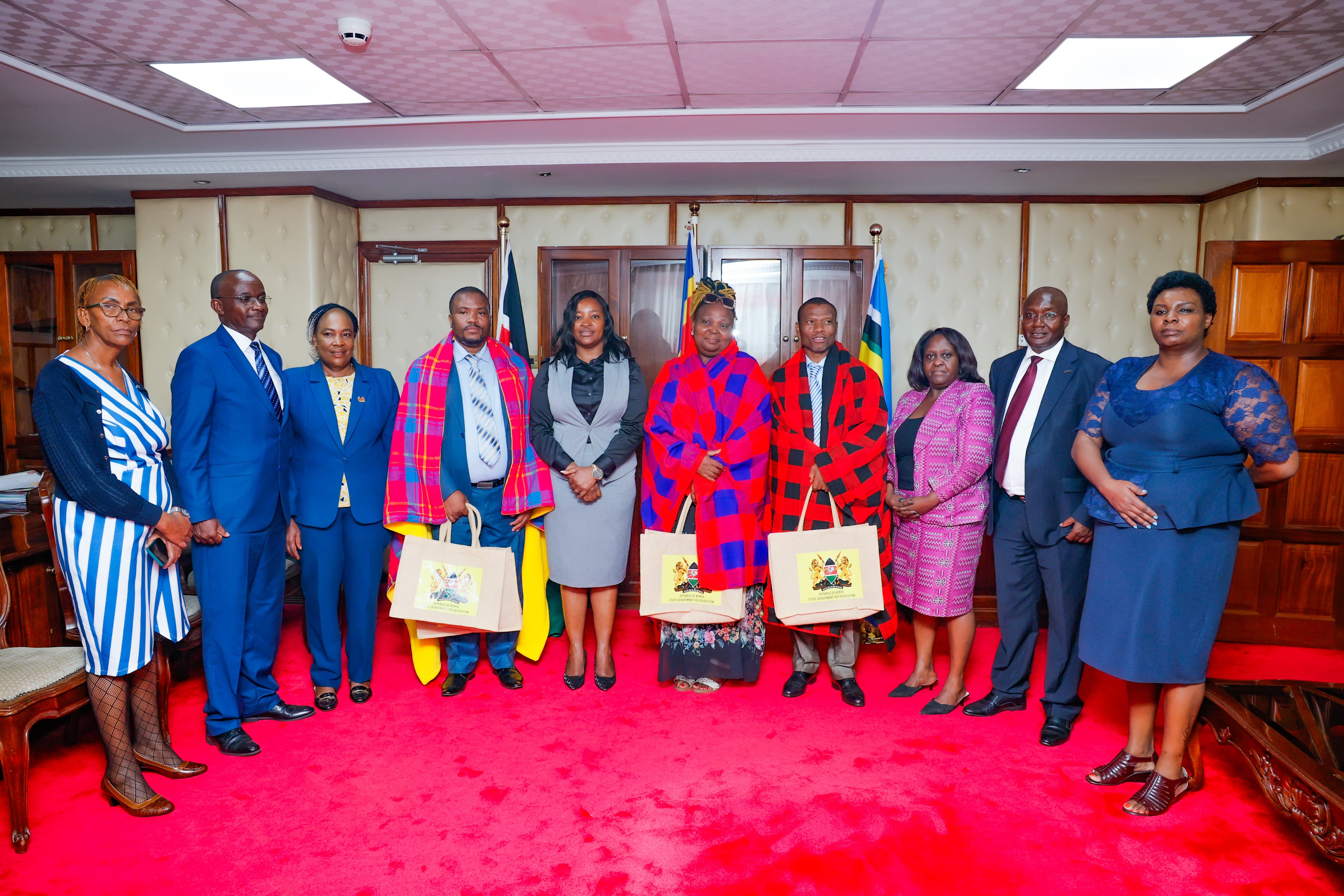 PS Teresiah Mbaika hosts Eswatini Delegation on Devolution 