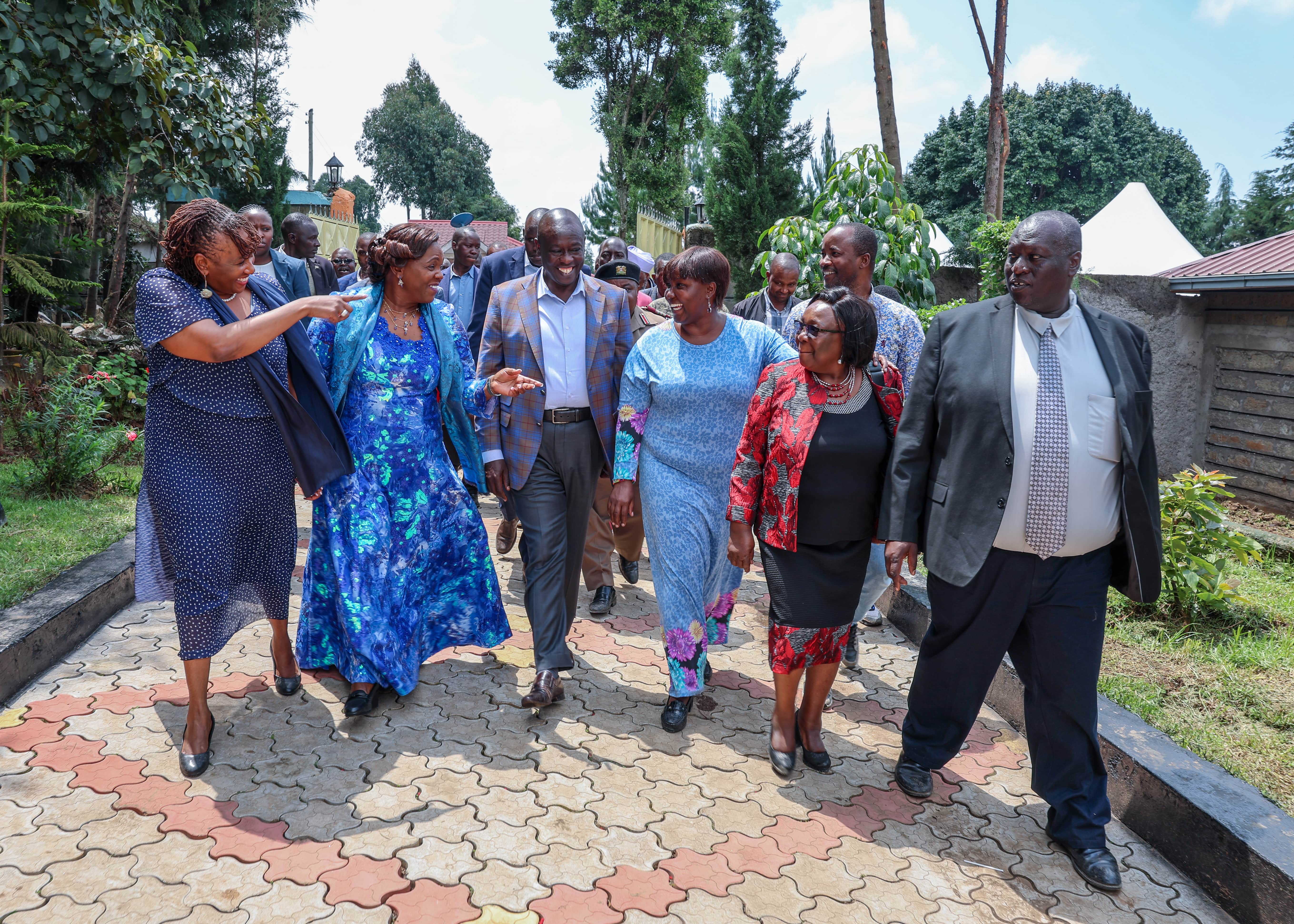 DP Gachagua during the launch of Kathambi Chepkwony Foundation. He said land caveat to the removed. 