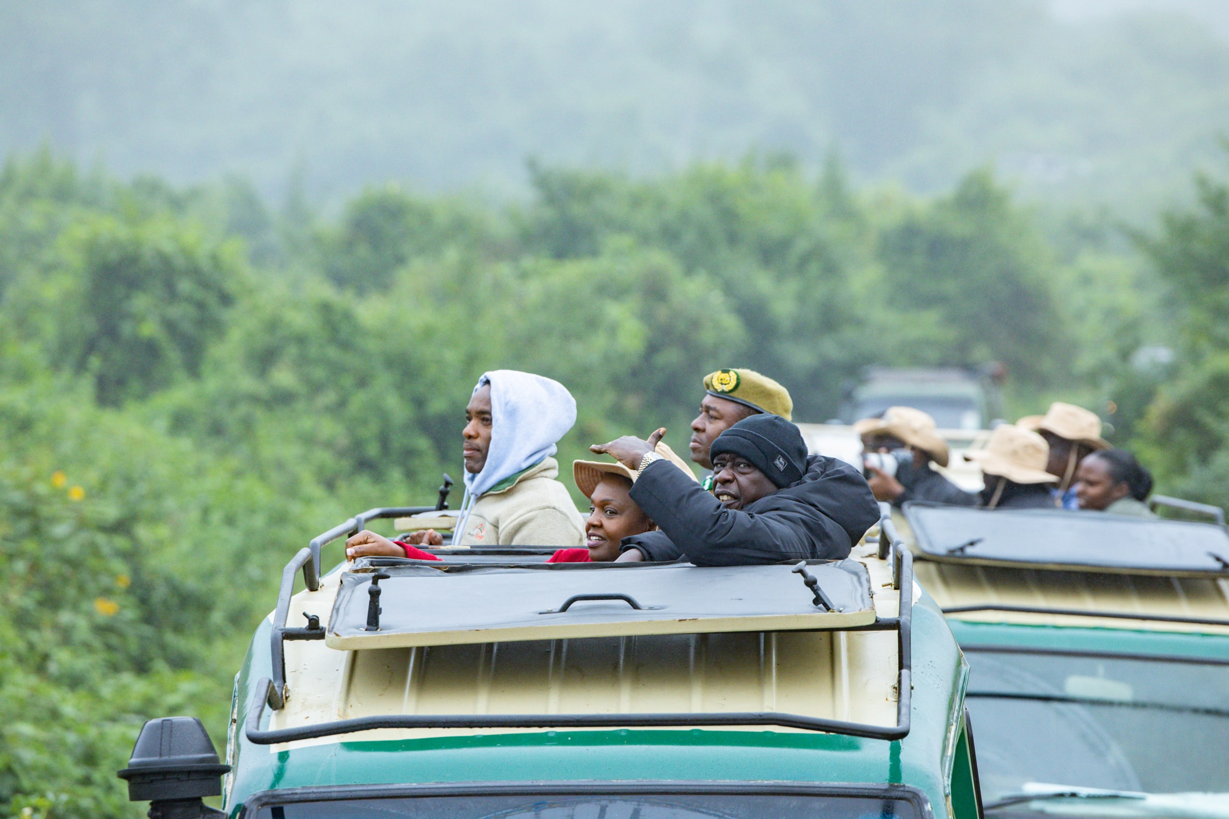 DP Gachagua and his Spouse Pastor Dorcas Rigathi enjoy a safari through the Aberdare Forest. 