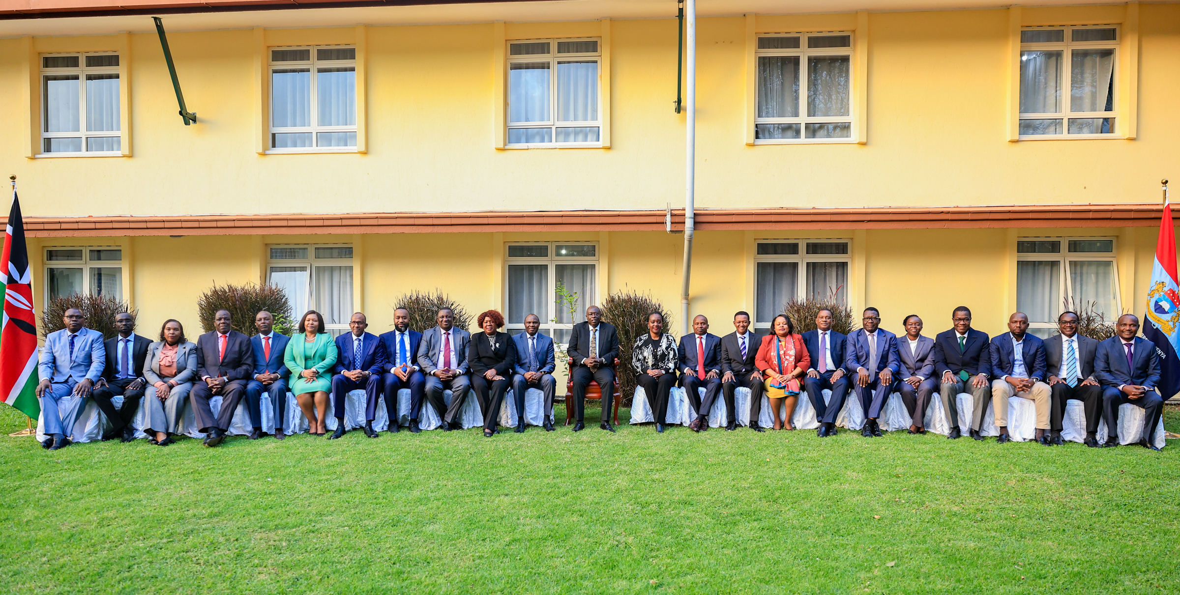 DP Gachagua with Cabinet Secretaries during induction 