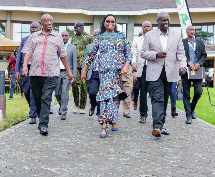 DP Gachagua during the CCIOs meeting in Naivasha. 