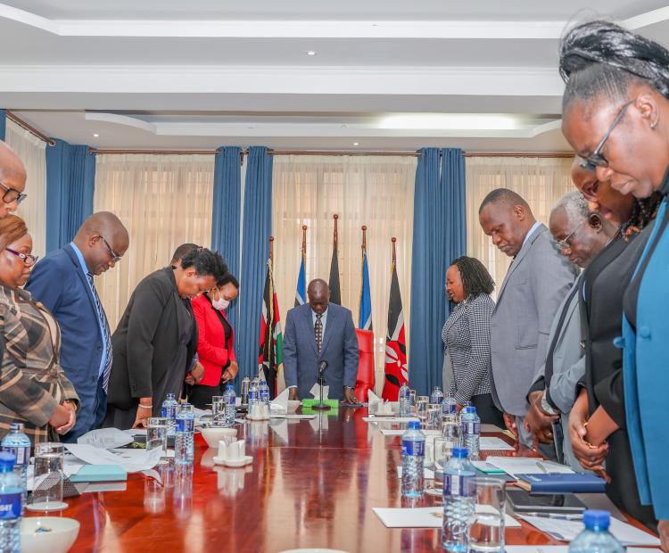 DP Gachagua chairs multiagency team on ending illicit brew, drugs and substance abuse 