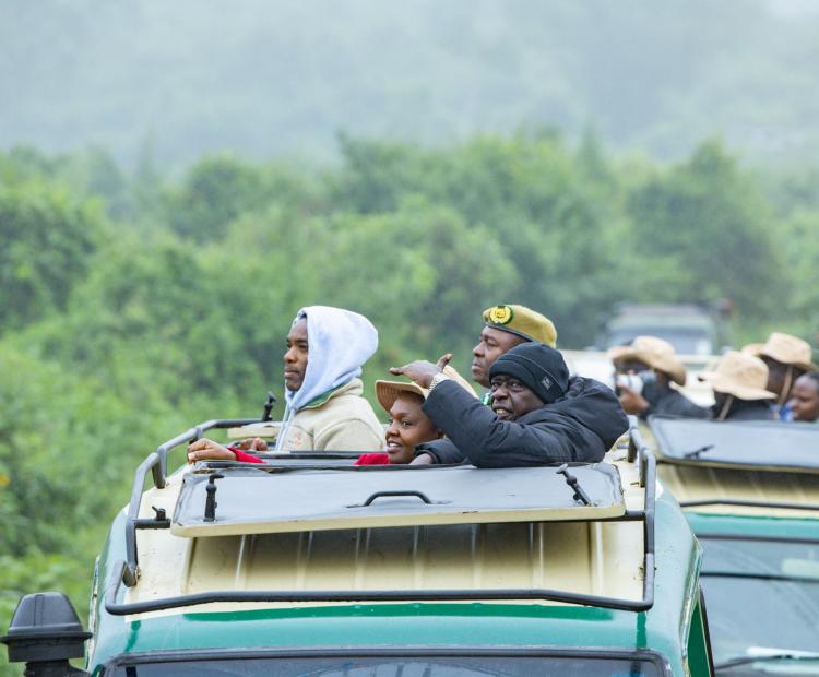 DP Gachagua and his Spouse Pastor Dorcas Rigathi enjoy a safari through the Aberdare Forest. 